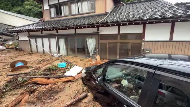 富山・氷見市で土砂崩れ133件、48世帯110人が孤立　住宅被害は591件に