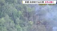 京都・右京区の山林火災　約６万平方メートル焼く　付近に住宅はなくけが人なし　京都市に火災注意報