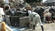 千葉豪雨から6日　各地で災害ごみの仮置き場設置　千葉市では幹線道路の放置車両撤去が完了