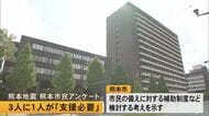 熊本地震に関する市民アンケート結果　熊本市が公表　３人に１人「支援を必要としている」