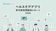 ヘルスケアアプリ利用時間は増加傾向 20代女性は1年間で1.7倍