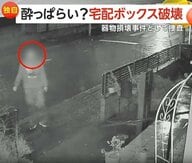 「八つ当たり…」千鳥足の男が宅配ボックス破壊　玄関先で10分間居座り転倒、宅配ボックス引き倒す　千葉・船橋市