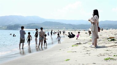 震災から11年ぶり海開き 津波と地盤沈下で松7万本と砂浜の9割消失も…街の誇り取り戻す【岩手発】