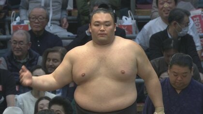 朝乃山5連勝ならず　金鋒山に寄り切られ目標の二桁勝利へ後がなくなる【大相撲春場所 13日目結果】