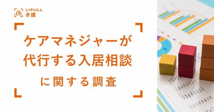 LIFULL 介護が、ケアマネジャーが代行している入居相談の傾向を調査