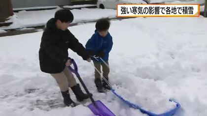 金沢25センチ、白山市41センチの積雪 北陸道で事故による通行止め発生 夕方まで落雷・突風に注意