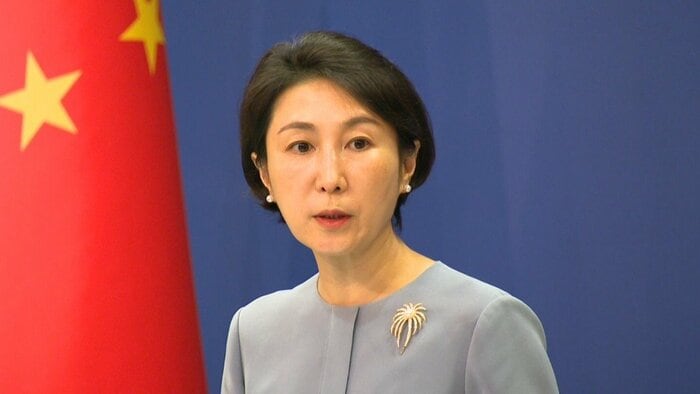記者の質問に答える毛寧報道官 2024年8月23日