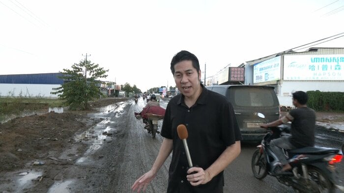 ベトナム国境の詐欺拠点を取材する筆者