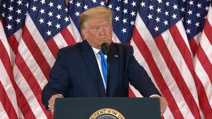 中国と対立を深めたトランプ米大統領