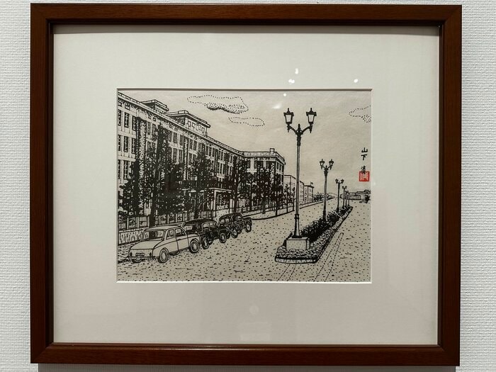東海道五十三次・横浜中央通り（横浜）制作年不詳　版画