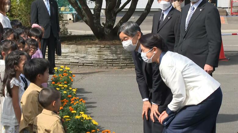 社会福祉センターで近所の保育園児たちと(北海道・厚岸町)