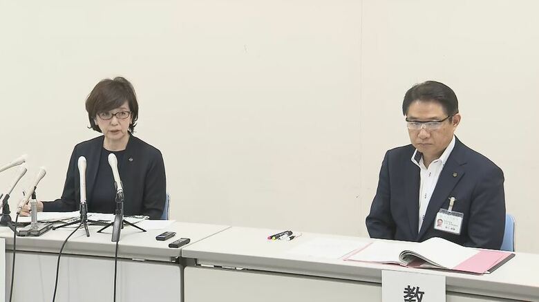 松本市教育委員会の会見（6月13日）