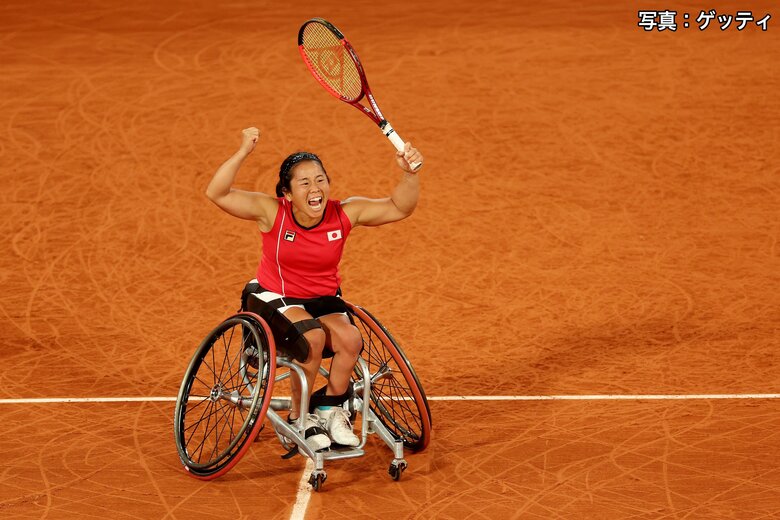 歓喜の金メダル