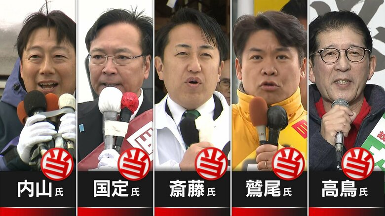 5選挙区すべてで自民が勝利
