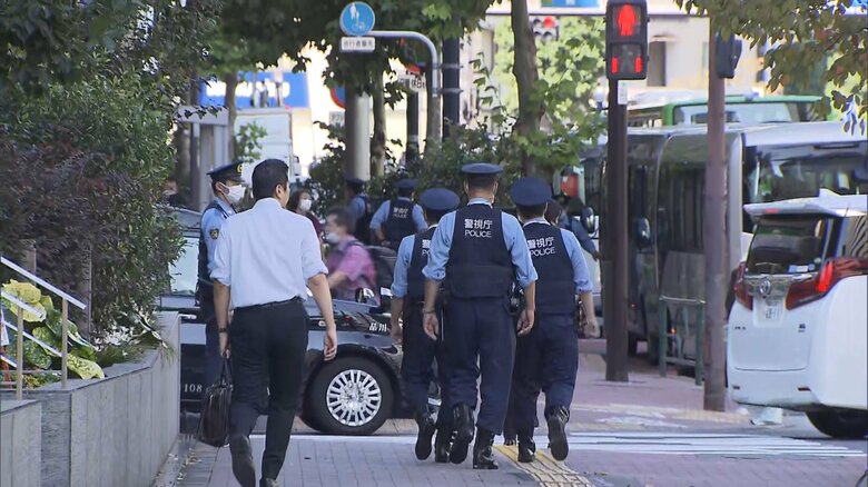 アメリカ大使館周辺で警備体制強化（26日午前）