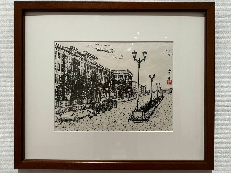 東海道五十三次・横浜中央通り（横浜）制作年不詳　版画