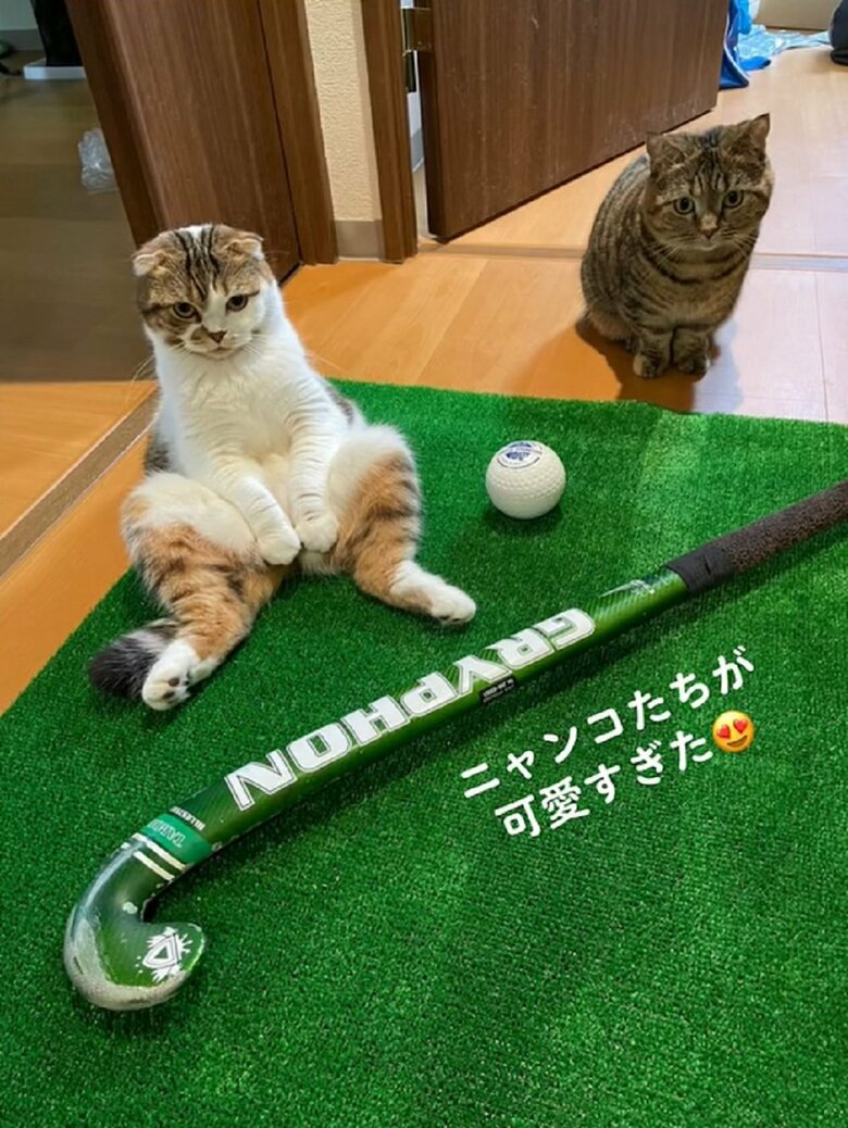雨の日の練習中