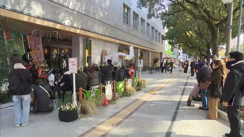 イベントが開催されている高千穂通