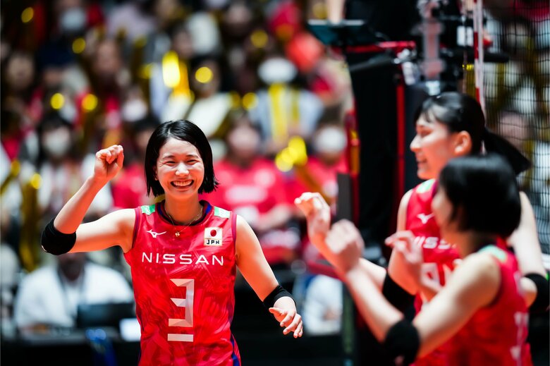 ペルー戦では14得点と活躍した古賀紗理那（写真：©️FIVB）