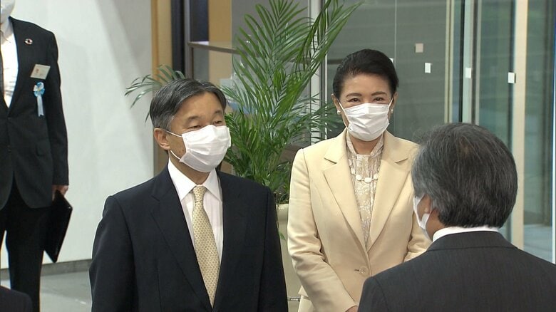 障害者雇用推進企業を訪問される両陛下（東京・中央区）
