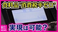 衆院選の焦点は「食料品の消費税ゼロ」　高市総理に「ブレすぎ」と野党は批判 　レジ改修は「かなり力をそそがないといけない」