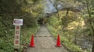 帝釈峡の天然アーチ橋「雄橋」で落石事故　現場の遊歩道は当面通行止め　観光シーズンに影響か　広島