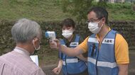 新型コロナウイルス対応の避難所運営訓練 大分・九重町