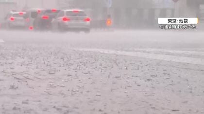 東京・板橋区に「レベル4大雨危険警報」　都内各所でゲリラ雷雨相次ぐ　都心で1時間に61mmの非常に激しい雨観測　