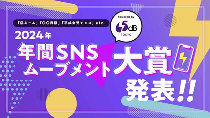 国内外のX・TikTokから導き出した「2024年 年間SNSムーブメント大賞」を発表! TBWA HAKUHODO ソーシャルボイス分析チーム「65dB TOKYO」が分析