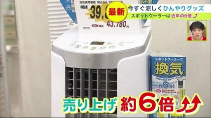 猛暑列島 北海道も！エアコンない家庭多い中 手軽なスポットクーラーやネッククーラーが人気【北海道発】