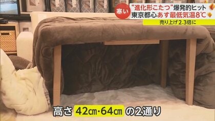 ソファに座ったまま入れる“進化系こたつ”が人気！コンセントやUSB