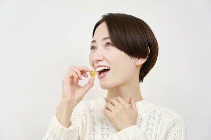 食品ののど飴は、自分が“心地よい”と思える量を(画像はイメージ)