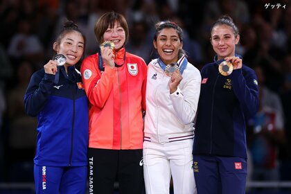 日本人メダル第1号】は柔道女子48キロ級・角田夏実選手(31) 貫いた