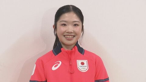 五輪初出場で銅メダル獲得の新潟市出身・中井亜美(17)　表彰式後のインタビューで満面の笑み「夢が叶った気分！」