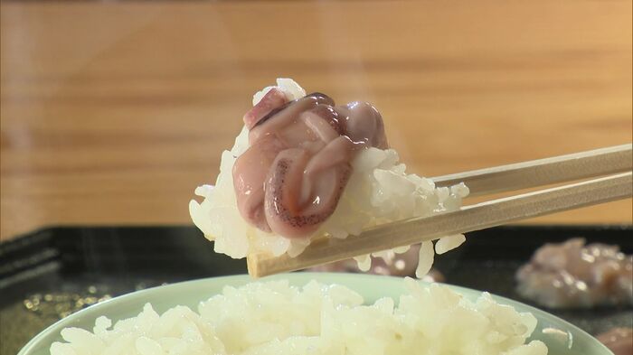 名物のイカの塩辛