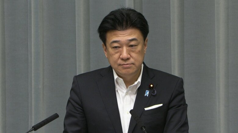 木原官房長官「沖縄振興策を国家戦略として積極的に推進」　沖縄県知事選で古謝玄太氏勝利　移設容認派“保守系”知事誕生に｜FNNプライムオンライン