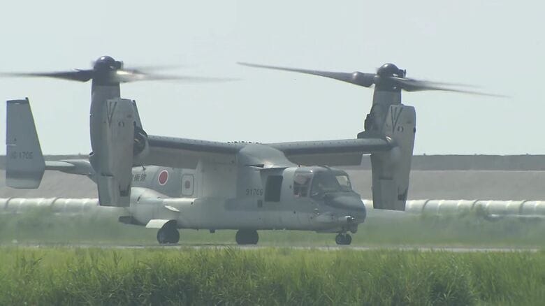 陸自オスプレイ 佐賀駐屯地に配備開始 「水陸機動団」輸送担う 対中国を念頭に防衛力の「南西シフト」【福岡発】｜FNNプライムオンライン