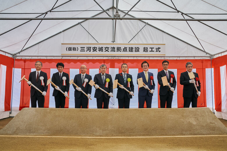 【シーホース三河】2028年からの新アリーナ起工式　東海道新幹線「三河安城」駅前に建設　地域の新たな「交流拠点」目指す｜FNNプライムオンライン