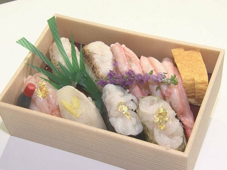 被災地を“食べて応援”も…『東海・北陸いいもの展』に地元のグルメ大集合 白エビやノドグロの寿司など｜FNNプライムオンライン