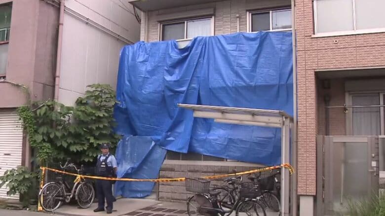 【速報】西成集合住宅の一室で「住民50代か」女性死亡しているのが見つかる　首や背に刺し傷　殺人事件か｜FNNプライムオンライン