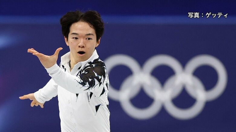 フィギュア男子・鍵山優真SP2位発進　ジャンプでミスもスピン・ステップはレベル4　首位マリニンと約5点差で逆転目指す｜FNNプライムオンライン