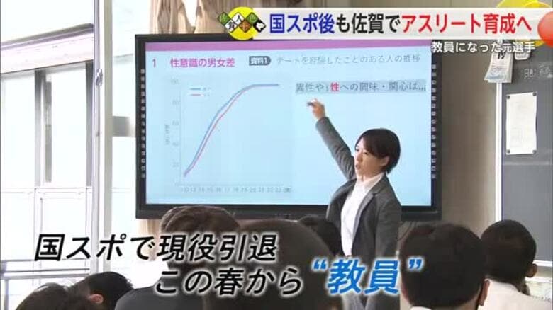 「国スポの舞台から教壇へ」佐賀に残り“教える側”へ進んだ元アスリートの女性の覚悟【佐賀県】｜FNNプライムオンライン