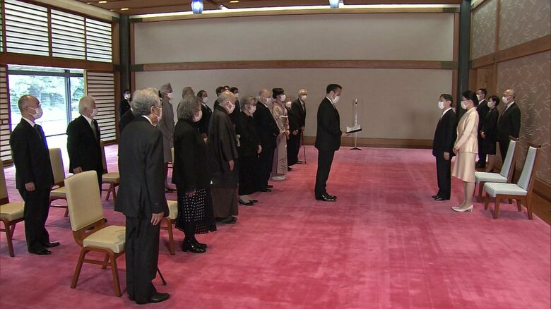 今回両陛下とお会いになった文化功労者は17人