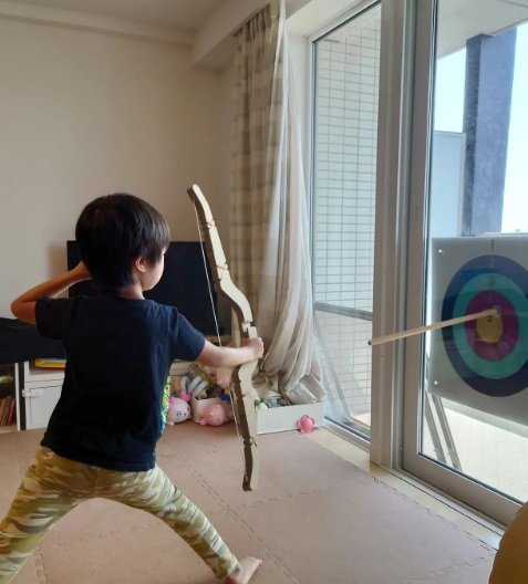 ダンボール製アーチェリーセット