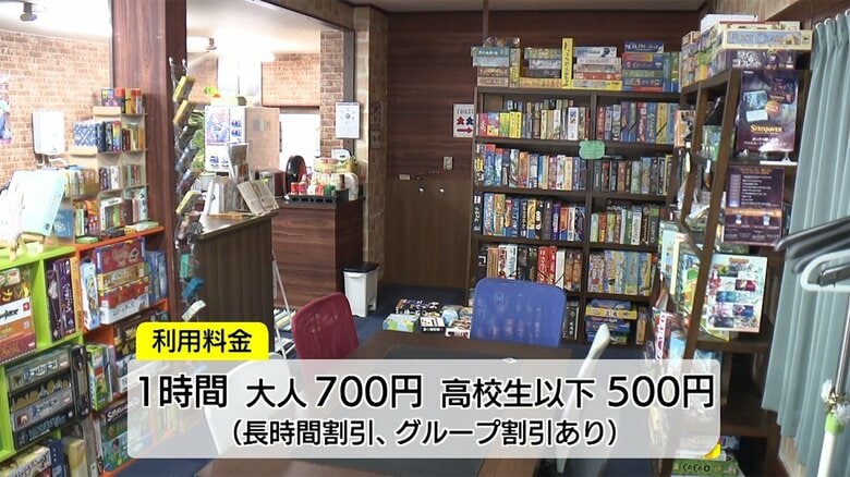 1時間の利用料金　大人700円　高校生以下500円