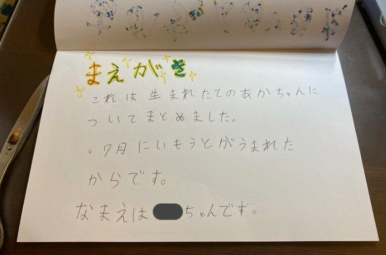 「まえがき」にこのテーマにした理由が　提供：のんびさん