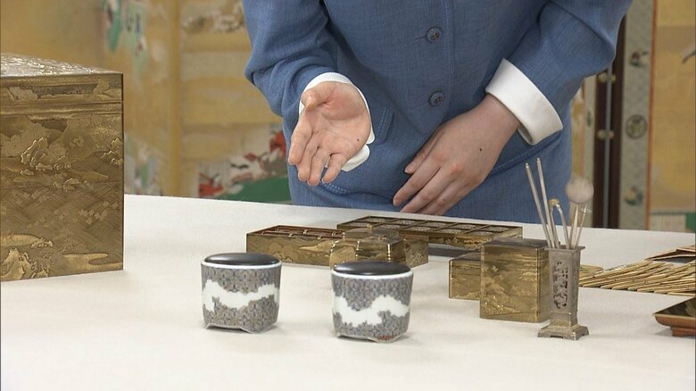 「古今和歌集」に納められている歌にちなんで作られた香道具