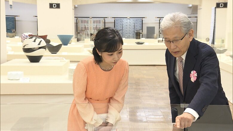 日本工芸展を鑑賞された佳子さま