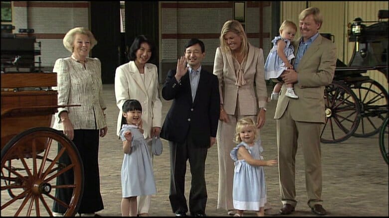 2006年のオランダ訪問。愛子さまは当時4歳。
