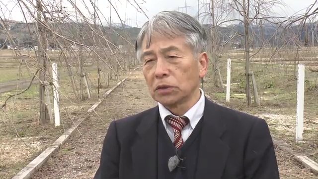 植樹を続ける唐橋脩さん